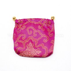 Sacchetti di stoffa per imballaggio regalo sacchetti con coulisse&nbsp;ABAG-WH0035-01J