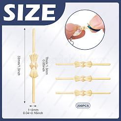 200 Stück Eisen-Schnallen mit Schleife&nbsp;IFIN-TA0001-72G