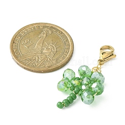 Décoration de pendentif en verre&nbsp;HJEW-TA00031-01