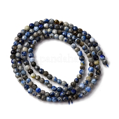 Chapelets de perles en lapis-lazuli naturel&nbsp;G-L629-B01-2mm-03
