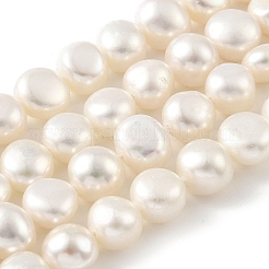Fili di perle di perle d'acqua dolce coltivate naturali&nbsp;PEAR-A006-08G