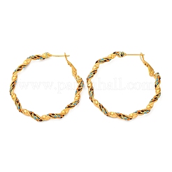 Pendientes de aro de acero inoxidable 304&nbsp;EJEW-S250-03G