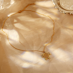 Halskette mit Anhänger aus 304 Edelstahl&nbsp;GO6660-2