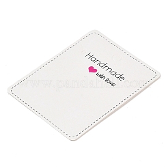 Scheda espositiva per collana con orecchini in carta con stampa di parole rettangolari&nbsp;CDIS-M007-02G