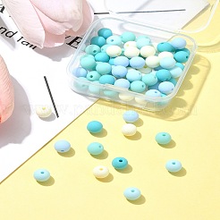 70 Stück gummierte Acrylperlen&nbsp;MACR-FS0001-71A