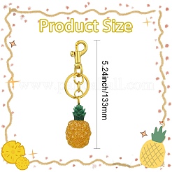 Llaveros de resina de piña&nbsp;KEYC-CJC0002-04