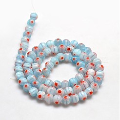 Tondi di vetro millefiori fili di perline&nbsp;LK-P001-22