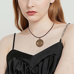 60 pièces vie de l'arbre lune pendentif à breloque triple lune déesse pendentif bronze antique pour bijoux collier boucle d'oreille fabrication artisanat&nbsp;JX339A