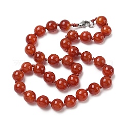 Colliers de perles naturelles cornaline&nbsp;NJEW-S405-16