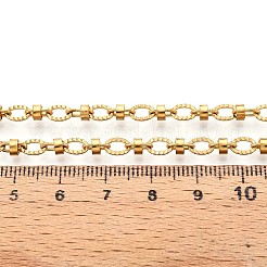 Strukturierte ovale Gliederketten aus Edelstahl 304&nbsp;CHS-N005-06E-G