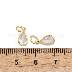 Messing micro pave klar zirkonia charme&nbsp;KK-A269-38G