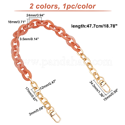 2 Stück 2 Farben Acryl-Taschenband&nbsp;FIND-CA0001-71
