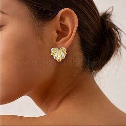 Pendientes de acero inoxidable 304 para mujer&nbsp;WG72E41-01