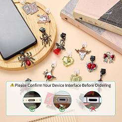 10 Stück mobile staubdichte Kunststoffstecker&nbsp;HJEW-SW00184-14
