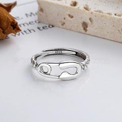 925 verstellbarer Fingerring aus Sterlingsilber für Damen&nbsp;FS-WG59C7E-01