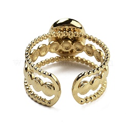 Ovale Fingerringe aus natürlichem Lapislazuli&nbsp;RJEW-N046-06C-G