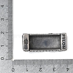 Breloques coulissantes en acier inoxydable 304&nbsp;STAS-F356-15AS-01