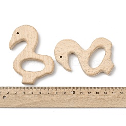 Verbindungsringe aus natürlichem Buchenholz&nbsp;WOOD-I017-09