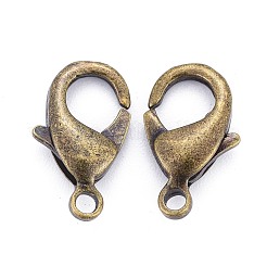 Bronzo antico chiusure in ottone Lobster Claw&nbsp;X-KK-903-AB-NF