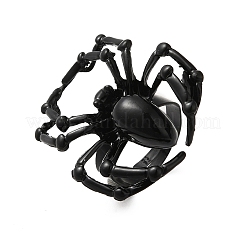 Verstellbarer Spinnenring aus Legierung für Halloween&nbsp;RJEW-O048-01EB
