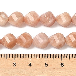 Natürliche sunstone Perlen Stränge&nbsp;G-C267-B07