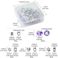 Kit de fabrication de perles européennes en alliage et résine de style tibétain&nbsp;DIY-FS0006-78D