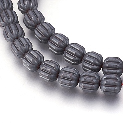 Non magnetici fili di perline di ematite sintetico&nbsp;G-I208-04F-A