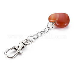 Natürlicher Mischedelstein keychain&nbsp;G-S299-133