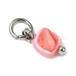 Breloques en coquillages d'eau douce naturels teintés&nbsp;PALLOY-JF04375-02