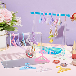 42 Stück 7 Farben blickdichtes und transparentes Acryl-Ohrring-Display-Zubehör&nbsp;EDIS-PH0001-33