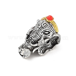Perline in lega stile tibetano&nbsp;RE-CBAFB4A-02AS