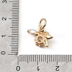 Ottone micro spianare pendenti zirconi&nbsp;KK-H274-01G