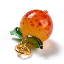 Manuelle Bunte Malerei Anhänger & Charms&nbsp;LAMP-A150-04MG-B