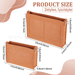 2 Stück 2 Stile Wollfilz-Taschen-Organizer-Einsätze&nbsp;FIND-WR0007-41A
