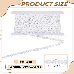 10 Yards Milchfaser-Stickerei-Spitzenbesatzband&nbsp;OCOR-LP0002-98