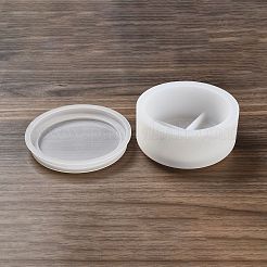 Moules de boîte de rangement d'ours en silicone de bricolage de colonne&nbsp;DIY-G079-20C