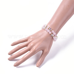 Dos bucles de pulseras de abrigo de moda&nbsp;BJEW-JB04689-03