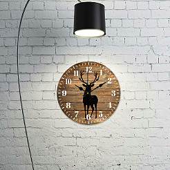 Horloge murale imprimée en mdf&nbsp;HJEW-WH0058-020