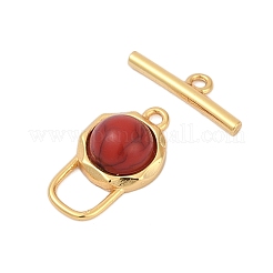Fermagli a barilotto in resina e ottone&nbsp;KK-A223-32G
