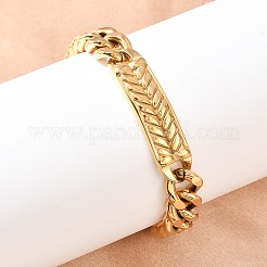 Edelstahl-Armbänder mit kubanischen Gliederketten&nbsp;LS-BJEW-D379-06G