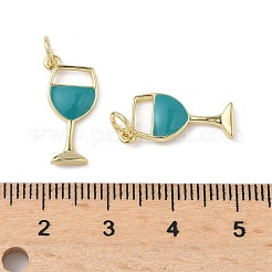 Ciondoli smaltato in ottone&nbsp;KK-Q039-06G