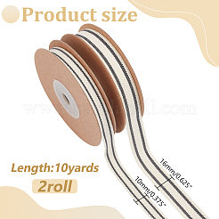 2 rollo de 2 estilos de cintas de algodón a rayas&nbsp;OCOR-WR0001-56B