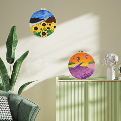 Nadelfilz-Set zum Aufhängen von Blumen zum Malen für Anfänger&nbsp;DIY-WH0304-983