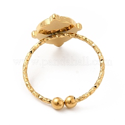 Fornituras de anillo de puño abierto de acero inoxidable 304 con revestimiento iónico (IP)&nbsp;X-STAS-E180-07G