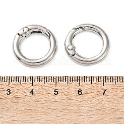 Anelli di chiusura a molla in lega di zinco&nbsp;FIND-K026-06P