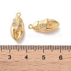 Pendentifs en laiton zircon cubique transparent&nbsp;KK-L221-004G
