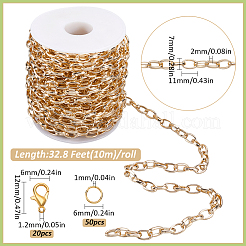 DIY Oxidation Aluminium Kabelketten Halsketten/Armbänder Herstellungssets&nbsp;DIY-SP0001-87A-G