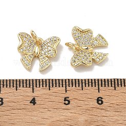 Ottone micro spianare pendenti zirconi&nbsp;KK-D235-19G-05