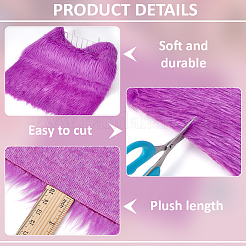 Plüschtierstoff aus Polyester&nbsp;DIY-WH0430-925B