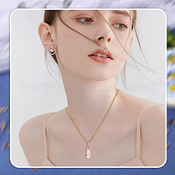 50 Stück facettierte Glasanhänger&nbsp;GLAA-SC0002-79